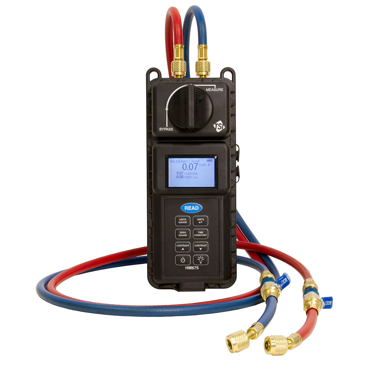 Hydronic Manometer for Measures water flow rates for both heating and cooling water systems-